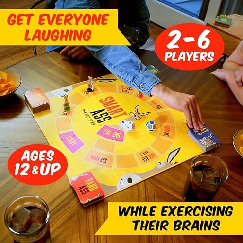 University Games, Smart Ass Trivia The Ultimate Who, What, Where Party Game , for Families and Adults Ages 12 and Up and 2 to 6 Players thumbnail 10