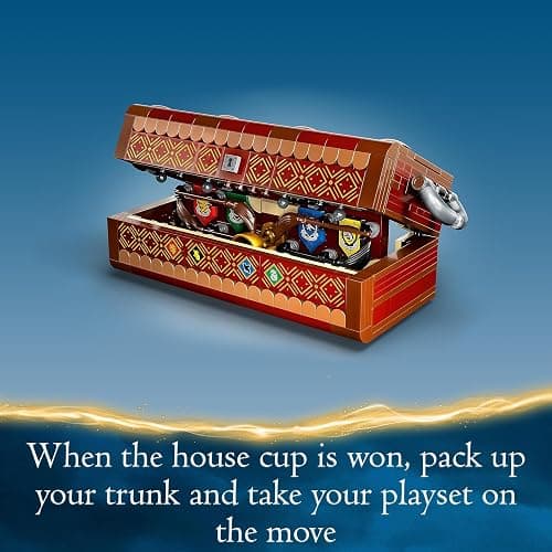 LEGO Harry Potter Quidditch Trunk 76416 Buildable Harry Potter Toy; Birthday Gift Idea for Kids Aged 9+; Open the Buildable Box to Reveal a Quidditch Playing Arena; Includes 4 Customizable Minifigures thumbnail 7