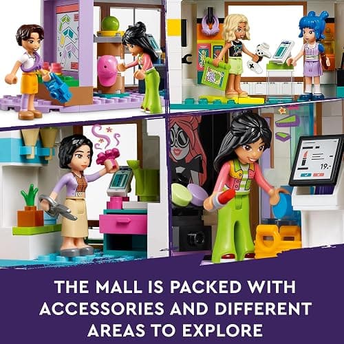 LEGO Friends Heartlake City Shopping Mall with 5 Toy Shops for 8 Plus Year Old Girls, Boys & Kids, Role-Play Toys, Features 7 Minidoll Characters, Birthday Gift Idea 42604 thumbnail 6