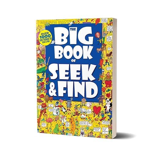 The Big Book of Seek & Find – Spooky Hidden Object Picture Puzzle Book for Kids | Seek and Find Activity Book for Boys & Girls | Boosts Focus & ... for Brain-Training (Search & Find-Big Books) thumbnail 3