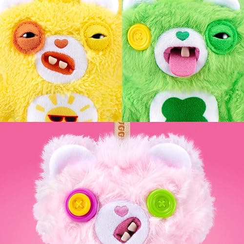 Fuggler Care Bear Keyring 5 Inch (6 Pack) by ZURU | Officially licensed Fuggler mashup; Funny Ugly Monster with signature teeth; soft collectible plush; gift for tweens & teens thumbnail 5