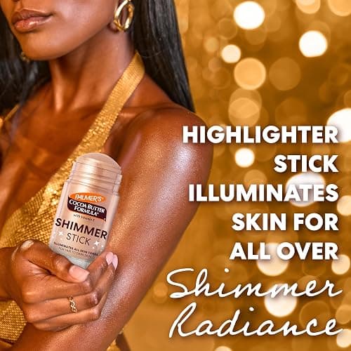 Palmer's Cocoa Butter Formula Body Shimmer Stick with Vitamin E, 1 Oz, Radiant Highlighter Makeup for Body Glow, Provides 48-Hour Moisture, All Skin Tones & Types, Dermatologist Approved thumbnail 2
