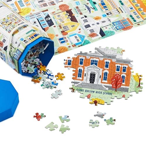 Hallmark Gilmore Girls 1,000-Piece Jigsaw Puzzle (Stars Hollow Map) Mom Gift for Mother's Day thumbnail 2