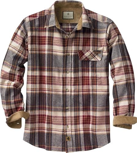 Legendary Whitetails Men's Flannel Shirt Long Sleeve Button Down 100% Cotton - Image 1