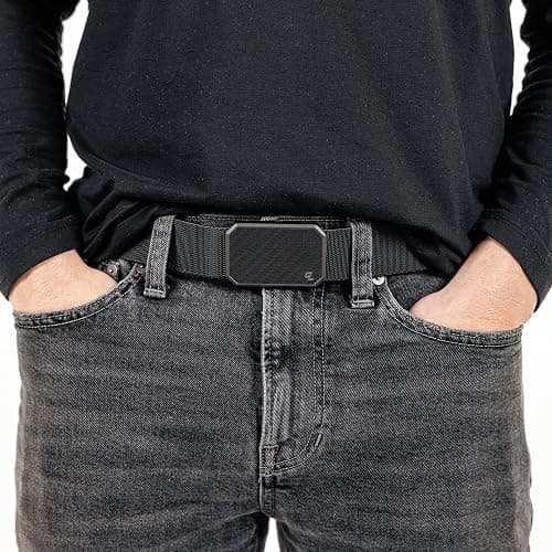 Groove Life Groove Belt OG - Men's Work Belt - Stretch Nylon, Magnetic Buckle, Adjustable, Comfortable, Tactical, EDC thumbnail 4