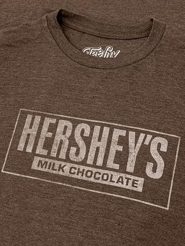 Tee  Faded Hershey's T-Shirt - Hersheys Milk Chocolate Logo Shirt thumbnail 3