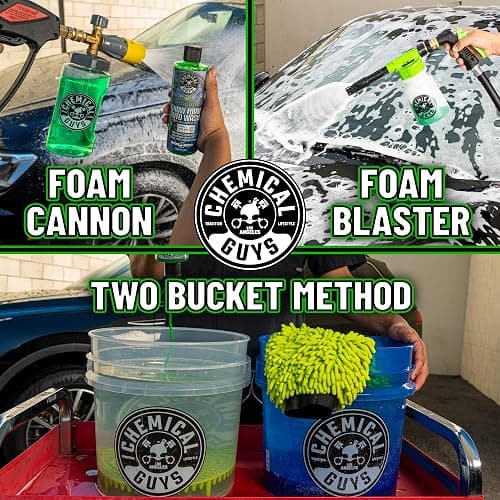 Chemical Guys CWS 110 64 Honeydew Snow Foam Car Wash Soap (Works with Cannons, Foam Guns or Bucket Washes) Safe for Trucks, Motorcycles, RVs & More, 64 fl oz (Half Gallon), Honeydew Scent - 64 Fl Oz (Pack of 1) - HONEYDEW thumbnail 2