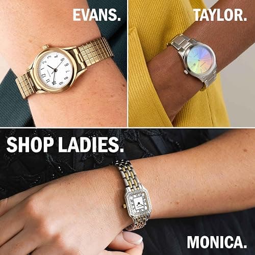 Sekonda Elizabeth 33mm Women's Watch with Stone Set Case and Stainless Steel Bracelet thumbnail 6