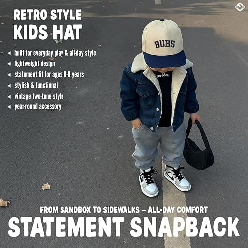 Funky Junque Kids, Baby & Toddler Trucker Hat – Adjustable Snapback Baseball Caps for Boys & Girls Ages 0-9 Years, 3 Sizes thumbnail 8