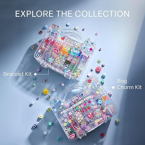 BaubleBar Ultimate DIY Bracelet Kit | 1000+ Pcs | Great for a Gift or Party | Bracelet Jewelry Making Kit with Beads thumbnail 6