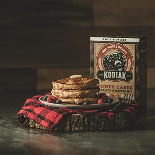 Kodiak Cakes Protein Pancake Power Cakes, Flapjack and Waffle Baking Mix, Buttermilk, 20 Oz, (Pack of 6) thumbnail 8
