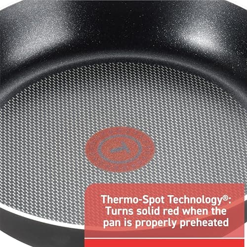 T-fal Signature Nonstick Cookware Set 12 Piece, Oven Broiler Safe 350F, Pots and Pans, Kitchen Cooking Set w/Fry Pans, Saucepans, Saute Pan, Dutch Oven, Griddle, Kitchen, Home, Dishwasher Safe, Black thumbnail 4