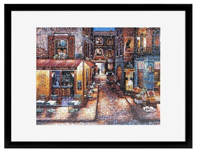 MCS 18x24 Puzzle Frame for Finished Puzzles, Black Vertical & Horizontal Wall-Mounted Large Picture Display for Preservation (1-Pack) - Image 1