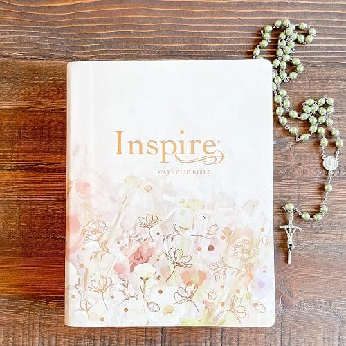 Inspire Catholic Bible NLT Large Print (LeatherLike, Multicolor): The Bible for Coloring & Creative Journaling thumbnail 7