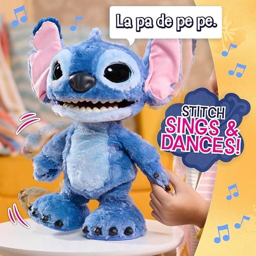 Disney Stitch Just Play Ultimate Interactive 17" Plush Toy, 100+ Sounds & Reactions, Inspired by Disney’s Live-Action Lilo & Stitch Film, New Movie Toy for Fans, Girls, Boys, Kids 3 and Up by thumbnail 6