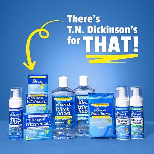 T.N. Dickinson's Witch Hazel Alcohol Free Moisturizing Astringent | 100% Natural Witch Hazel | Calms, Nourishes, Hydrates Skin | for Face & Body | 16 Fl Oz thumbnail 10