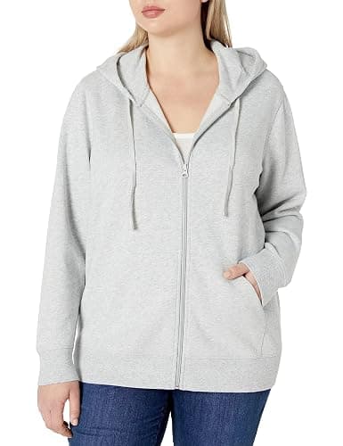 Amazon Essentials womens Fleece Full-Zip Hoodie (Available in Plus Size) - Image 1