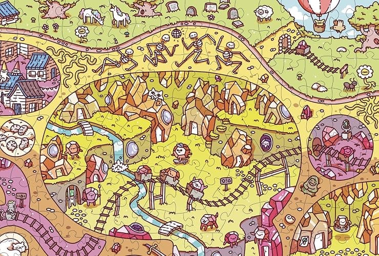 Magic Puzzles 3-Pack • Series Two • The Busy Bistro, The Crystal Caves, & The Forest Feast • 1000 Piece Jigsaw Puzzles from The Magic Puzzle Company thumbnail 9