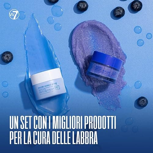 W7 Scrub labbra + maschera notte Sweet Dreams - Set da 2 pezzi - Aroma mirtillo - Esfolia, ristora, lenisce e idrata thumbnail 2