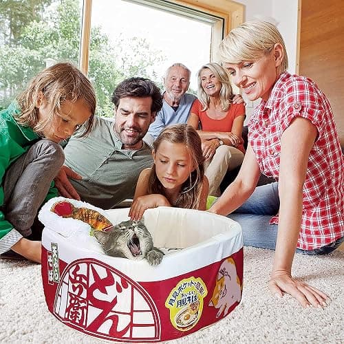 寵幸 Ramen Noodle Dog & Cat Bed,Keep Warm and Super Soft Creative Pet Nest for Indoor Cats,Removable Washable Cushion for Small Medium Large Dogs and Cats thumbnail 7