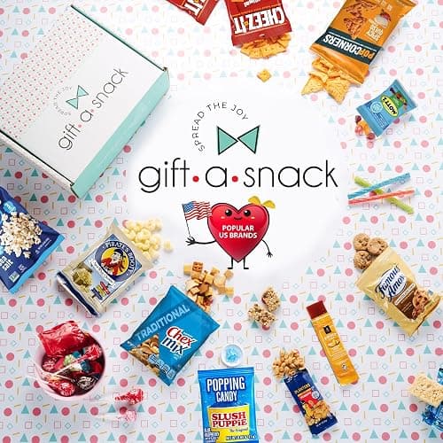 Gift A Snack - Snack Box Variety Pack Care Package + Greeting Card (40 Count) Graduation Birthday Sweet Treats Gift Basket, Candies Chips Crackers Bars Office Food Assortments & Variety Gifts thumbnail 4