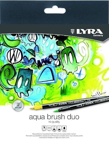 LYRA Aqua Brush Duo - Etui 36 feutres double pointe - Image 1