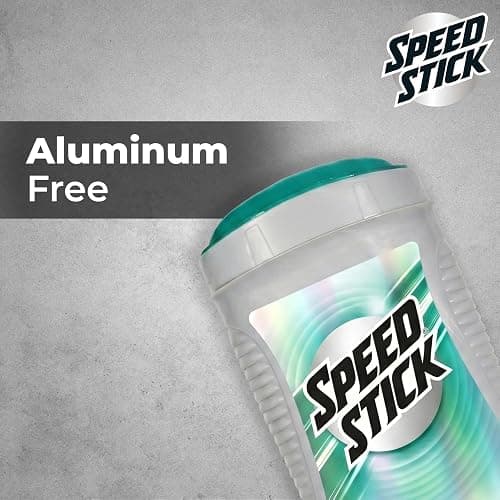 Speed Stick Aluminum Free Men's Deodorant, Regular, 3 oz (4 Pack) | 24-HR Sweat and Odor Protection, Underarm Antiperspirant for Men, Male Grooming, Everyday Use, Active Lifestyles thumbnail 9