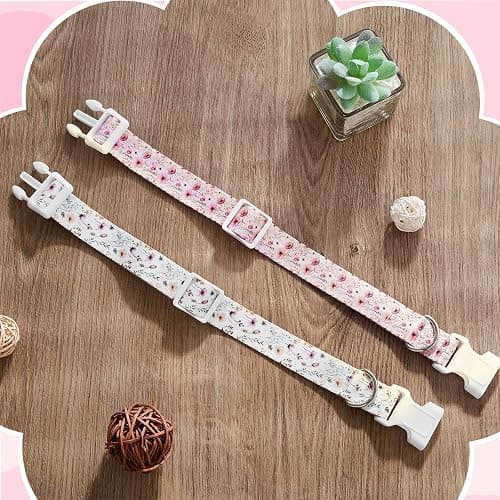 Yeyeplum 2 Pack Goat Collars with Bells, Sheep Grazing Copper Bells and Adjustable Nylon Collar Set Loud Bronze Bell for Farm Animal Sheep Cow Accessories Christmas Thanksgiving Gift for Goat Lovers thumbnail 6