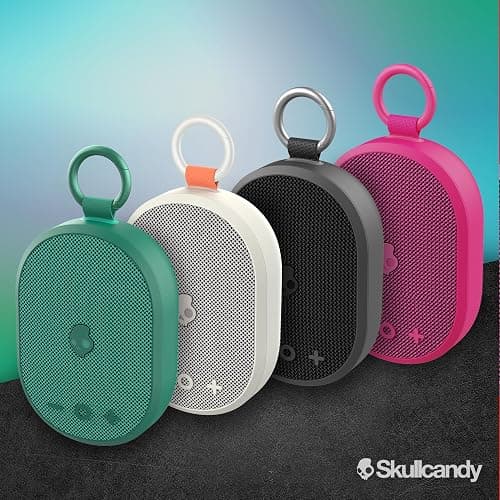 Skullcandy Kilo Wireless Bluetooth Speaker - IPX7 Waterproof Mini Bluetooth Speaker with 24 Hour Battery, Downward Firing Passive Radiator, and True Wireless Pairing - Perfect for Outdoor (Pink) thumbnail 7