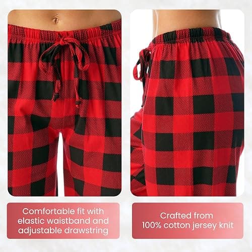 Just Love Womens Buffalo Plaid Pajamas thumbnail 4
