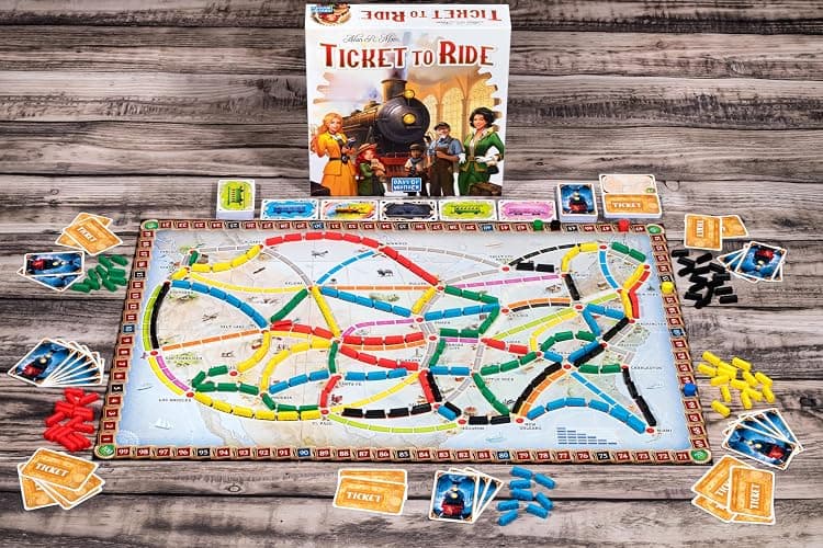Asmodee Ticket to Ride Board Game (2025 Refresh) - A Cross-Country Train Adventure for Friends and Family, Strategy Game for Kids & Adults, Ages 8+, 2-5 Players, 30-60 Minute Playtime thumbnail 2