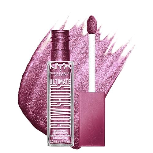 NYX PROFESSIONAL MAKEUP Ultimate Glow Shots, Liquid Eyeshadow, Long-Lasting Shimmer Eye Shadow with Vitamin C - Plum Player thumbnail 9