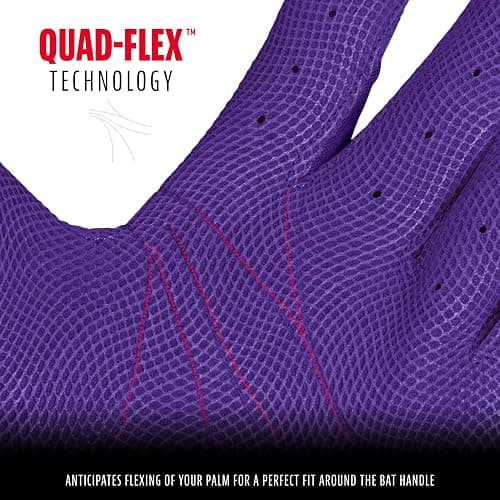 Franklin Sports MLB Baseball Batting Gloves - CFX Pro Adult + Youth - Baseball + Softball - Multiple Sizes + Colors thumbnail 4