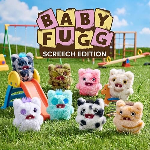 Fuggler Baby Fugg Screech Edition 3.5 Inch Plush Collectible Toy (8 Pack) by ZURU Featuring Funny Ugly Monster Design with Mischievous Details, Perfect for Collectors and Fans of Weird Fun thumbnail 6