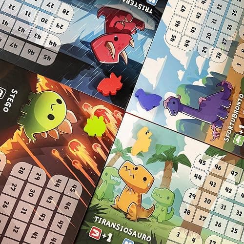 Asmodee – HAPPY LITTLE DINOSAURS – Carte da Gioco Strategico | Divertente Gioco da Tavolo Competitivo su Estinzione e Dinosauri – 2-4 Giocatori – 8+ Anni – 30-60 Minuti – Edizione Italiana thumbnail 6