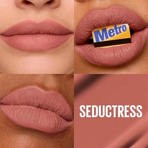 Maybelline New York SuperStay Matte Ink Liquid Lipstick, Seductress, 0.17 fl. oz., 5 ml (Pack of 1) thumbnail 2