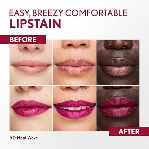 Covergirl Outlast Lipstain, 50 Heat Wave, Smooth Application, Precise Pen-Like Tip, Transfer-Proof, Satin Stained Finish, Vegan Formula, 0.06oz thumbnail 3