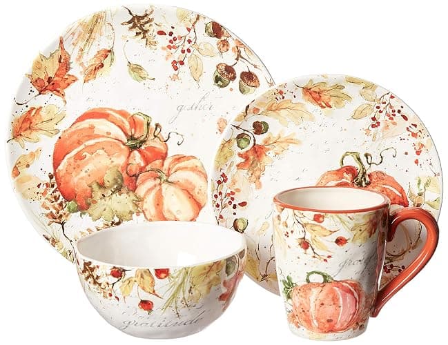 Harvest Splash 16pc Dinnerware Set,Service for 4 thumbnail 3