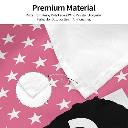 SJZUISL Personalised Flag, 2 × 3/3 × 5/4 × 6/5 × 8 ft Flag DIY for Birthdays, Holidays, Christmas, Living Room, Bedroom, Decoration thumbnail 6