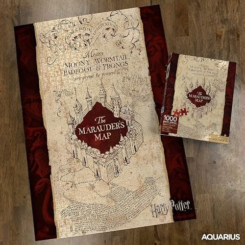 Aquarius Harry Potter Puzzle Marauder's Map (1000 Piece Jigsaw Puzzle) - Officially Licensed Harry Potter Merchandise & Collectibles - Glare Free - Precision Fit - 20x27in thumbnail 3