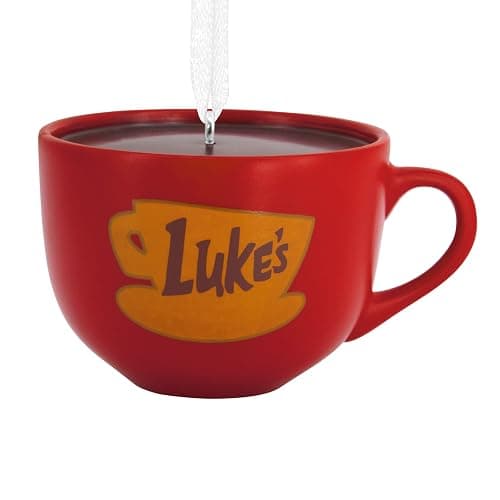 Hallmark Gilmore Girls Luke's Coffee Mug Christmas Ornament - Image 1
