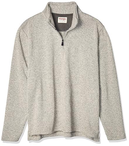 Wrangler Authentics mens Long Sleeve Fleece Quarter-zip thumbnail 7