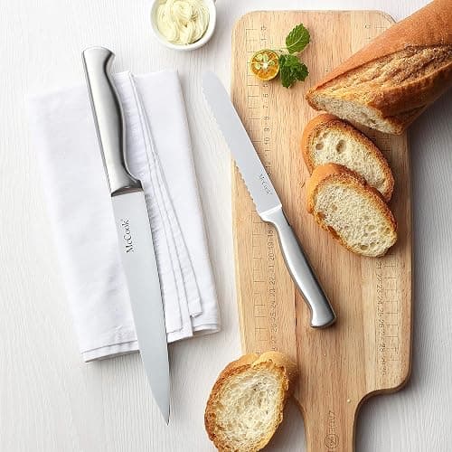 McCook® Knife Sets, German Stainless Steel Knife Block Sets with Built-in Sharpener thumbnail 8
