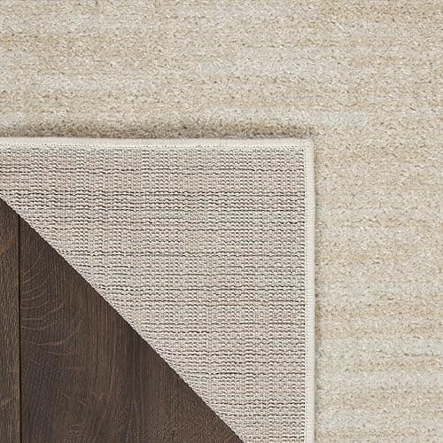Nourison Home Nourison Essentials Ivory Beige 7' x 10' Area Rug - Easy Clean, Non Shedding, Bed Room, Living Room, Dining Room, Kitchen (7' x 10') thumbnail 5