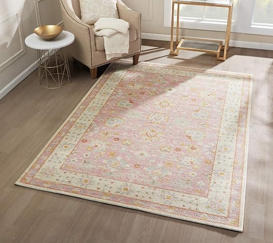 Momeni Anatolia Area Rug, 7'9" X 9'10", Pink thumbnail 2