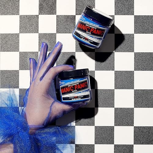 MANIC PANIC Classic Blue Moon Semi Permanent Hair Color - Neon Cool Blue Hair Dye for Women & Men That Lasts 4-6 Weeks - Vegan, Ammonia & Cruelty-Free - Create & Mix Custom Shades (4oz) thumbnail 3