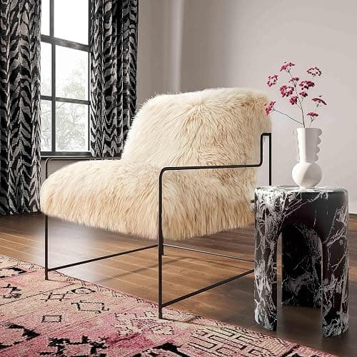 TOV Furniture Kimi Natural Genuine Sheepskin Chair thumbnail 8