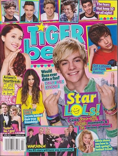 Tiger Beat Magazine April 2014 - Image 1
