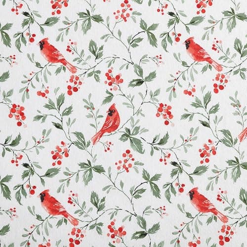 Laura Ashley - Flannel Sheets Queen Size, Anti-Pilling & Wrinkle Resistant Cotton, Touchably Soft for All-Season Comfort - Bed Sheets with Matching Pillowcases & Fitted Sheet (Jolly Cardinals Green) thumbnail 3