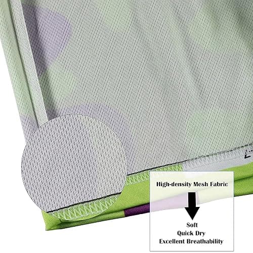 NLRESAX Funny Men's Board Shorts, Quick Dry Green Swim Trunks with Pocket and Mesh Lining Beach Shorts Bathing Suits thumbnail 6
